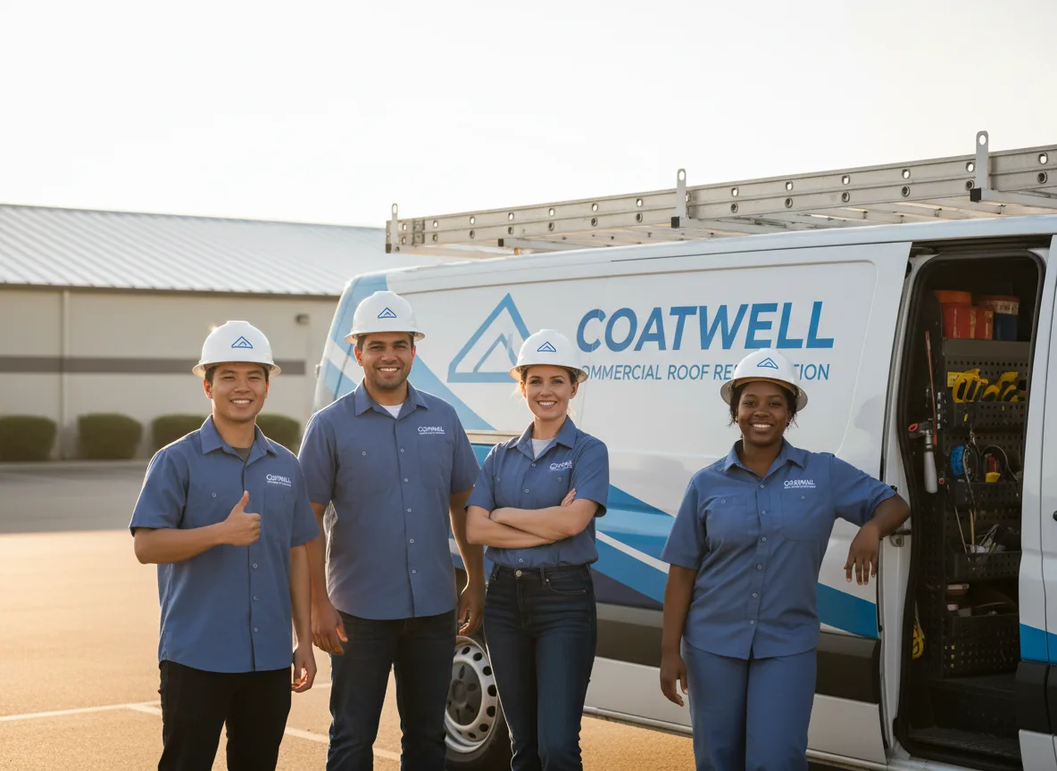 Commercial roof coating company in Gleason, TN